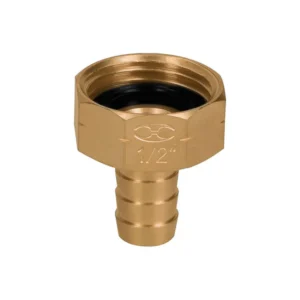 Conector 1/2" Hembra De Latón Sólido Para Manguera