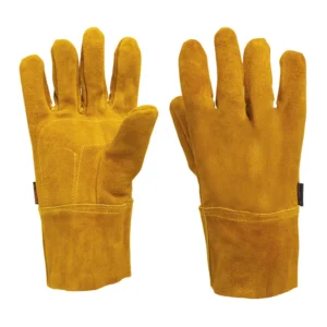 Guantes De Carnaza, Cortos, Unitalla