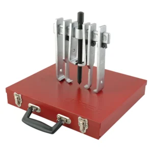 Juego extractor quijada recta de 6 toneladas, 12 piezas en caja metálica