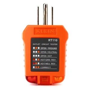 Klein Tools Probador de Receptáculo 110/125 V