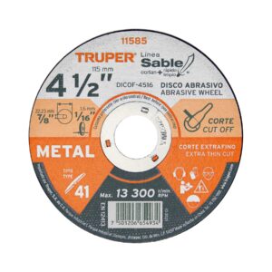 Disco de Corte para Metal 4-1/2"